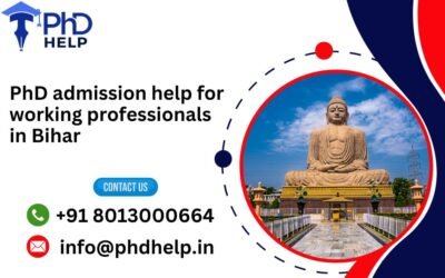 PhD admission help for working professionals in Bihar