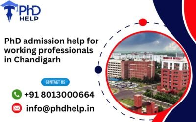 PhD admission help for working professionals in Chandigarh 