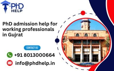 PhD admission help for working professionals in Gujrat