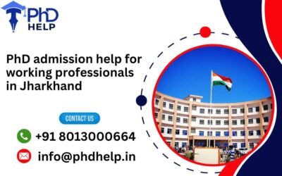 PhD admission help for working professionals in Jharkhand