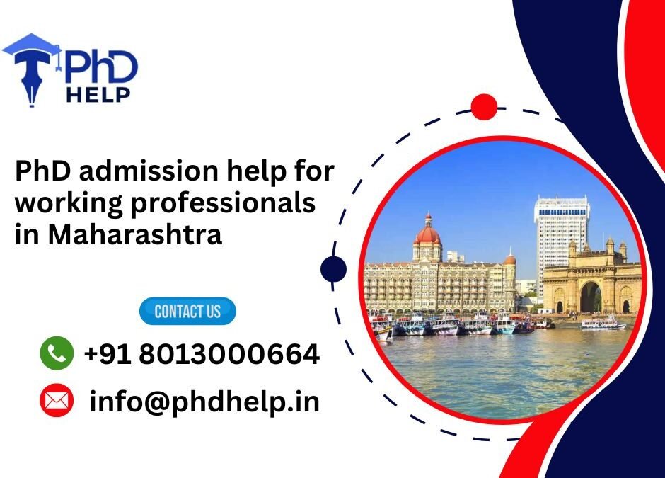 PhD admission help for working professionals in Maharashtra