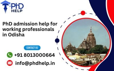 PhD admission help for working professionals in Odisha