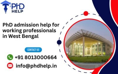 PhD admission help for working professionals in West Bengal