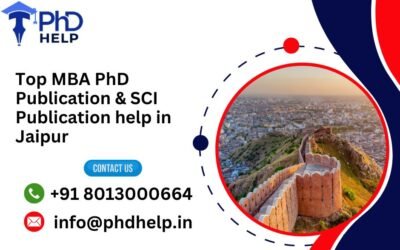 Top MBA PhD Publication & SCI Publication help in Jaipur