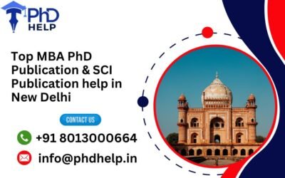 Top MBA PhD Publication & SCI Publication help in New Delhi