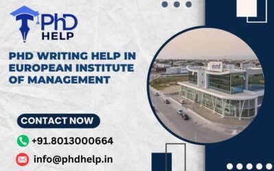 PhD writing help in European Institute of Management