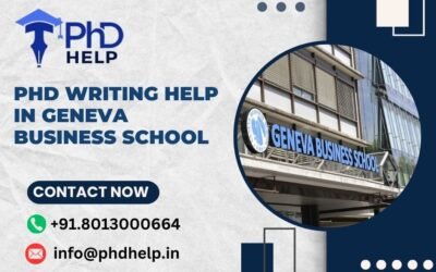 PhD writing help in Geneva Business School