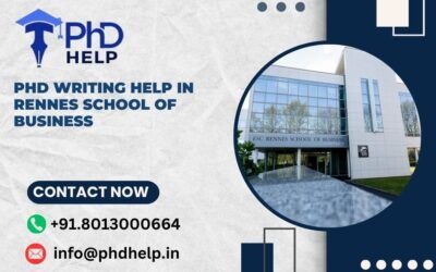 PhD writing help in Rennes School of Business
