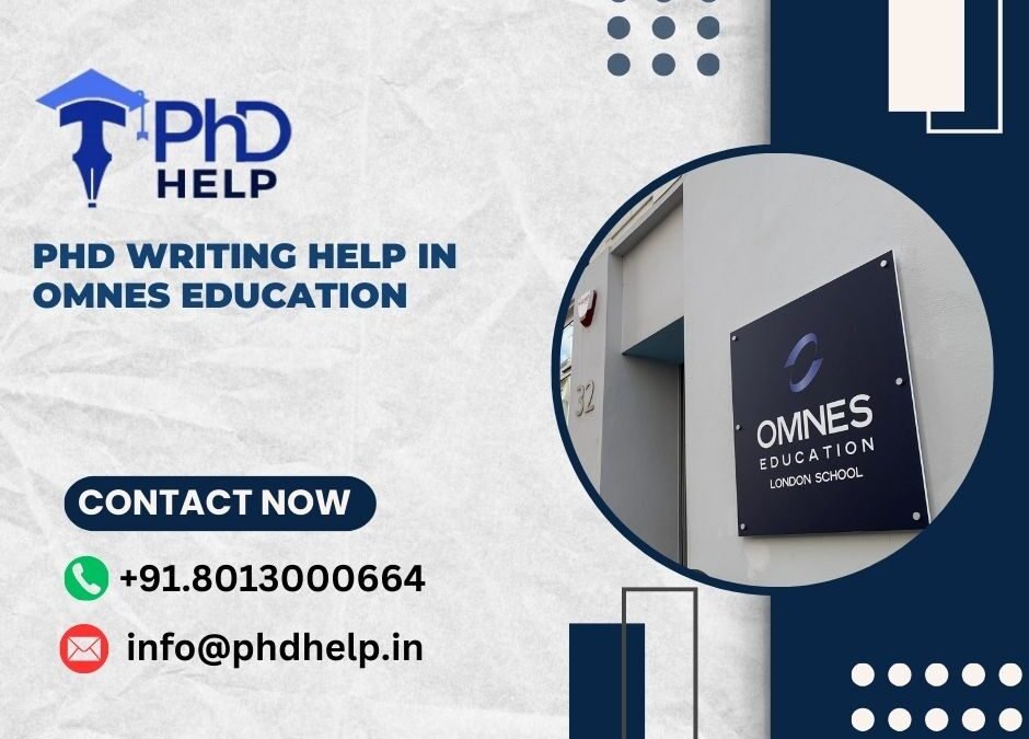 PhD writing help in OMNES Education