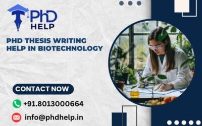 PhD thesis writing help in Biotechnology