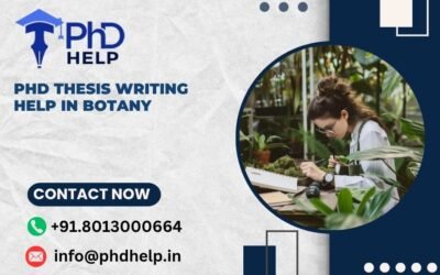 PhD thesis writing help in Botany
