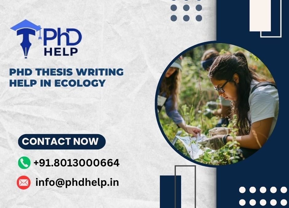 PhD thesis writing help in Ecology