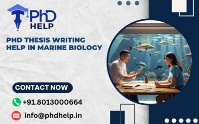 PhD thesis writing help in Marine Biology
