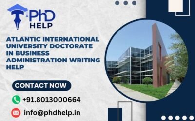 Atlantic International University Doctorate in Business Administration Writing Help