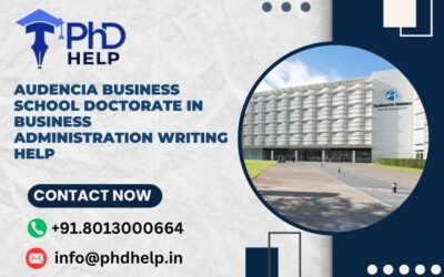 Audencia Business School Doctorate in Business Administration writing help
