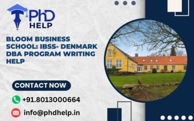 Bloom Business School: IBSS- Denmark DBA program Writing Help