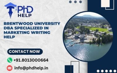Brentwood University DBA Specialized in Marketing writing help