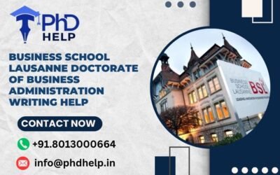 Business School Lausanne Doctorate of Business Administration Writing Help