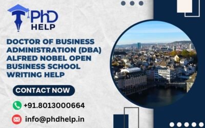 Doctor of Business Administration (DBA) Alfred Nobel Open Business School writing help