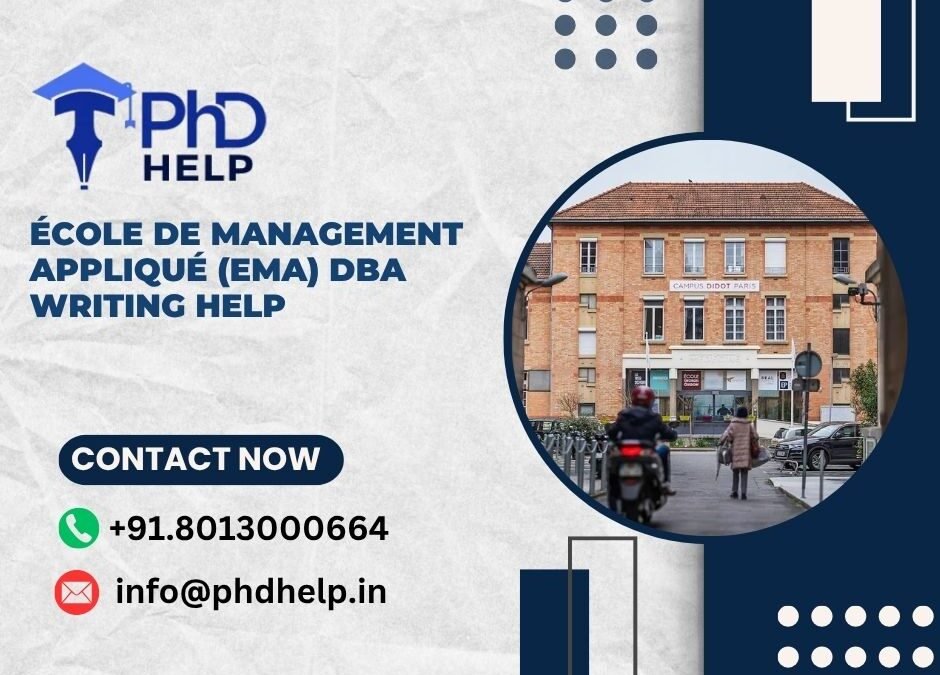 École de Management Appliqué (EMA) DBA writing help