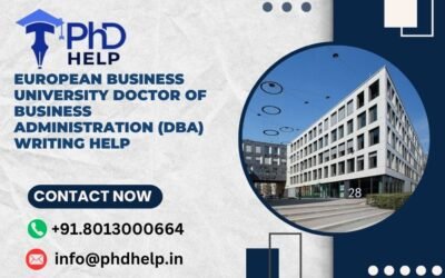 European Business University Doctor of Business Administration (DBA) Writing Help
