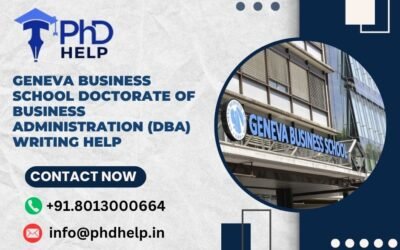 Geneva Business School Doctorate of Business Administration (DBA) writing help