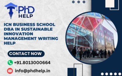ICN Business School DBA in Sustainable Innovation Management writing help