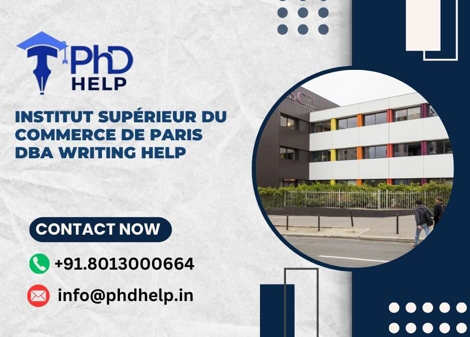 Institut supérieur du commerce de Paris DBA writing help