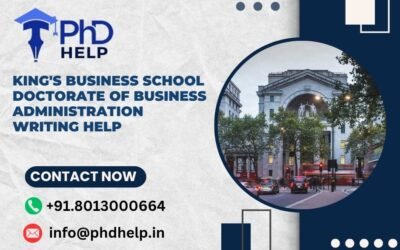 King’s Business School Doctorate of Business Administration Writing Help
