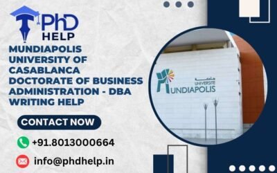 Mundiapolis University of Casablanca DOCTORATE OF BUSINESS ADMINISTRATION – DBA Writing Help