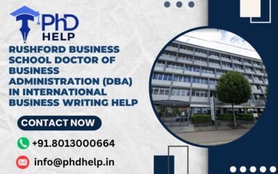 Rushford Business School Doctor of Business Administration (DBA) in International Business Writing Help