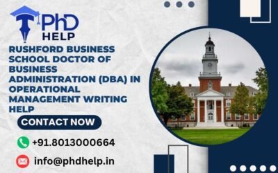 Rushford Business School Doctor of Business Administration (DBA) in Operational Management Writing Help