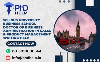 Selinus University Business School Doctor of Business Administration in Sales & Product Management Writing Help