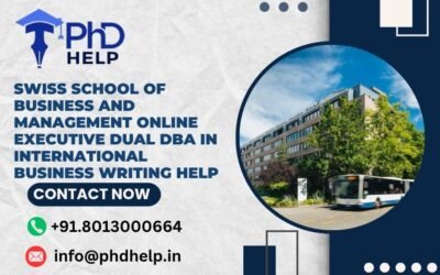 Swiss School of Business and Management Online Executive Dual DBA in International Business writing help