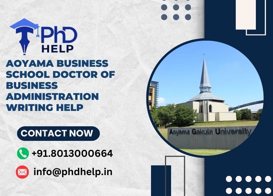 Aoyama Business School Doctor of Business Administration Writing Help