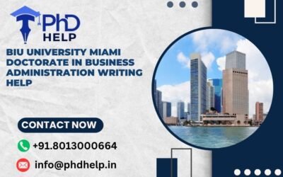 BIU University Miami Doctorate in Business Administration Writing Help