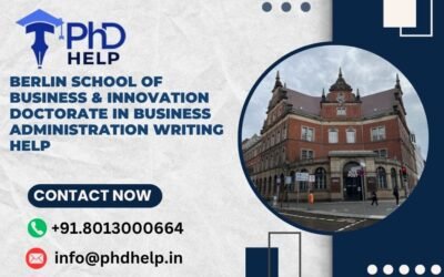 Berlin School Of Business & Innovation Doctorate in Business Administration Writing Help