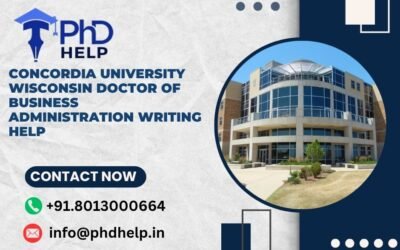 Concordia University Wisconsin Doctor of Business Administration Writing Help