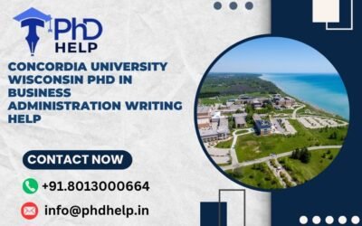 Concordia University Wisconsin PHD in Business Administration Writing Help