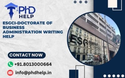 ESGCI-Doctorate of Business Administration Writing Help