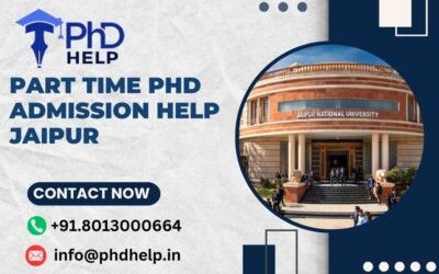 Part time PhD admission help Jaipur