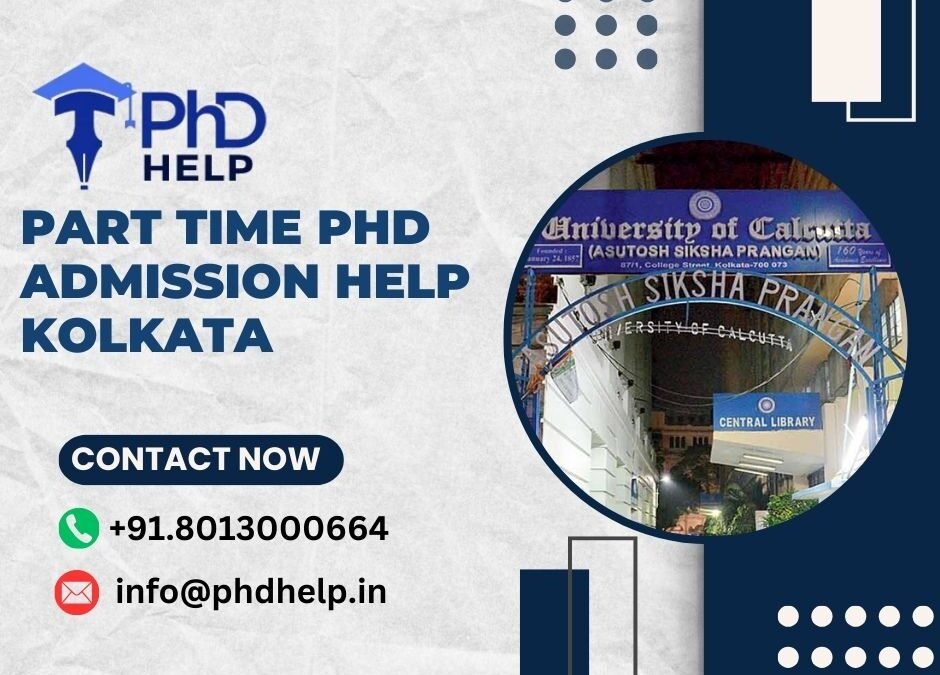 Part time PhD admission help Kolkata