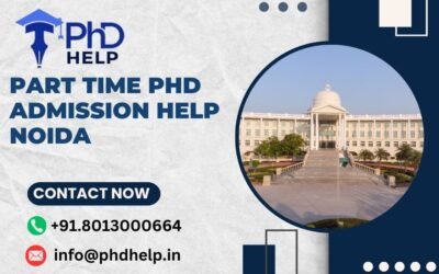 Part time PhD admission help Noida