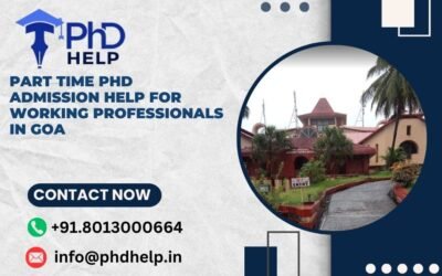 Part time PhD admission help for working professionals in Goa