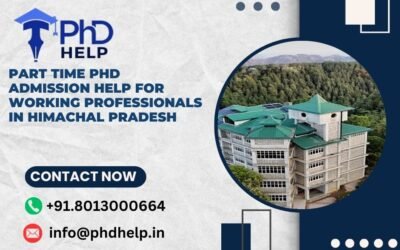 Part time PhD admission help for working professionals in Himachal Pradesh