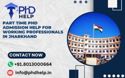 Part time PhD admission help for working professionals in Jharkhand