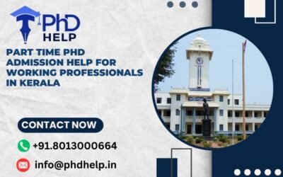 Part time PhD admission help for working professionals in Kerala