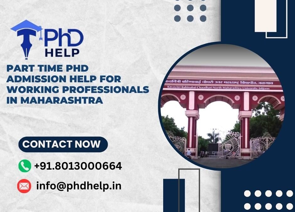 Part time PhD admission help for working professionals in Maharashtra