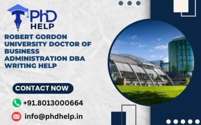 Robert Gordon University Doctor of Business Administration DBA Writing Help