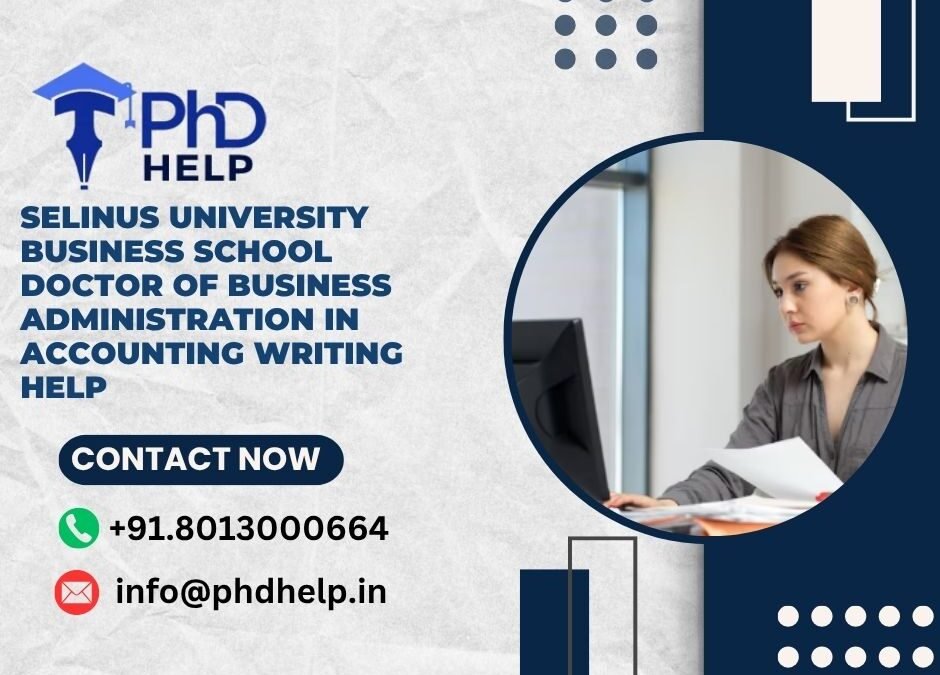 Selinus University Business School Doctor of Business Administration in Accounting Writing Help